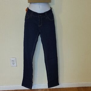 Women's Dark Blue Low Waist Stretchy Skinny Jeans. NWOT